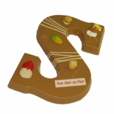 Chocoladeletter 200 gram hazelnoten