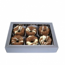 Doosje kerstbonbons krans