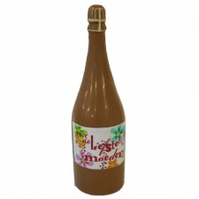 Chocolade champagnefles moeder groot