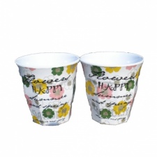 Buitenservies set bekers