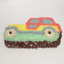 Kindertaart auto