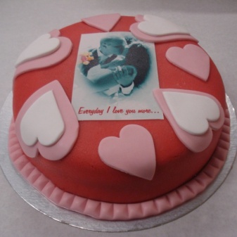 Hartentaart icing