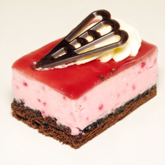 Choco framboos gebakje