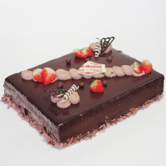 Chocoladetaart vierkant