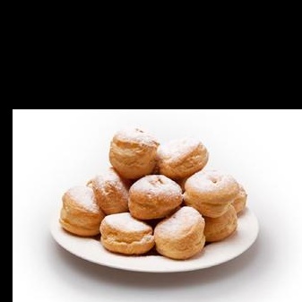 Slagroom soesjes per 100 gram