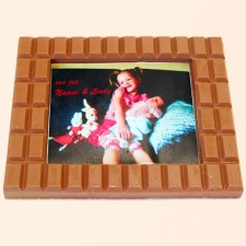Chocolade fotolijst groot